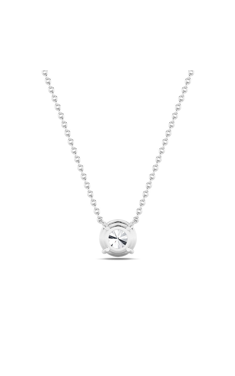 2.5CTW Round Shaped Lab Grown Diamond (F/VS)  Necklace in 14K Gold