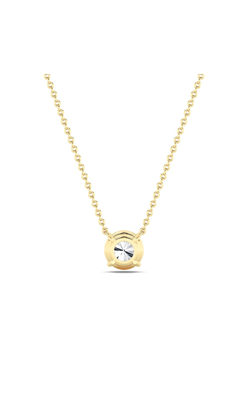 2.5CTW Round Shaped Lab Grown Diamond (F/VS)  Necklace in 14K Gold