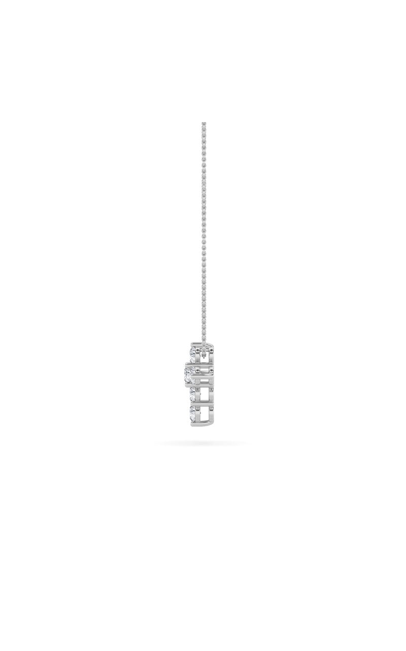 1.5CTW Round Shaped Lab Grown Diamond (F/VS) Cross Pendant in 14K Gold