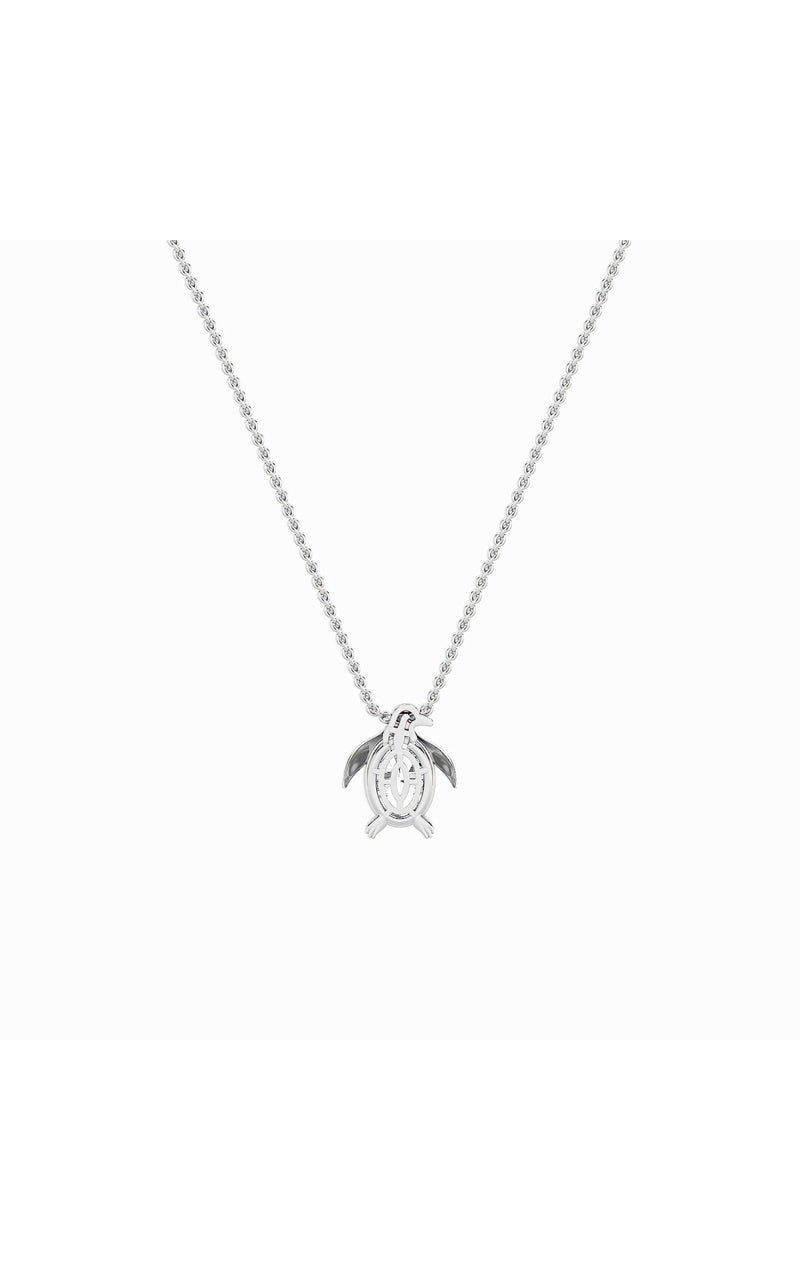 1CTW Oval Shaped Lab Grown Diamond (F/VS)  Pendant in 14K Gold