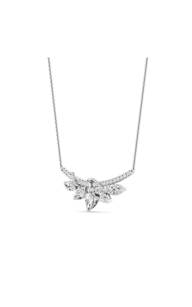 1.5CTW Pear Shaped Lab Grown Diamond (F/VS) Necklace in 14K Gold