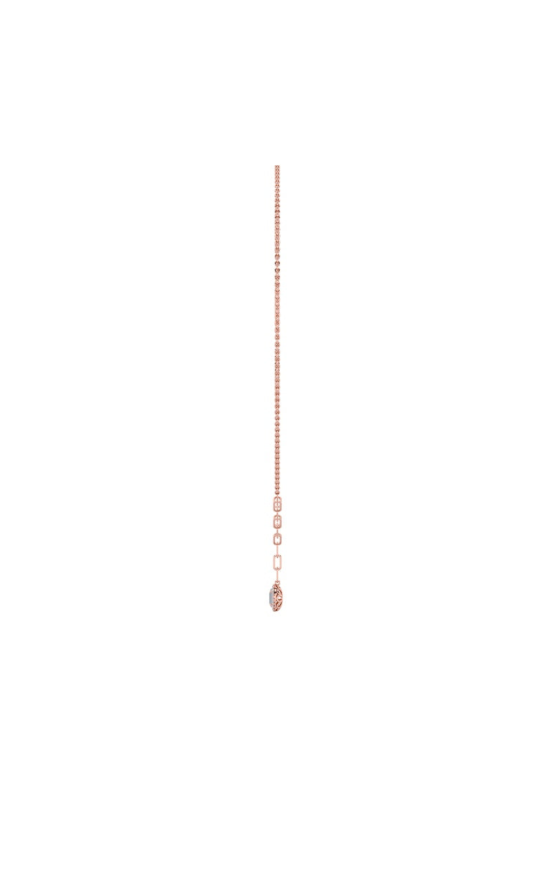 1.5Cttw Oval Shaped Lab Grown Diamond (F/VS) Solitaire Necklace in 14K Gold