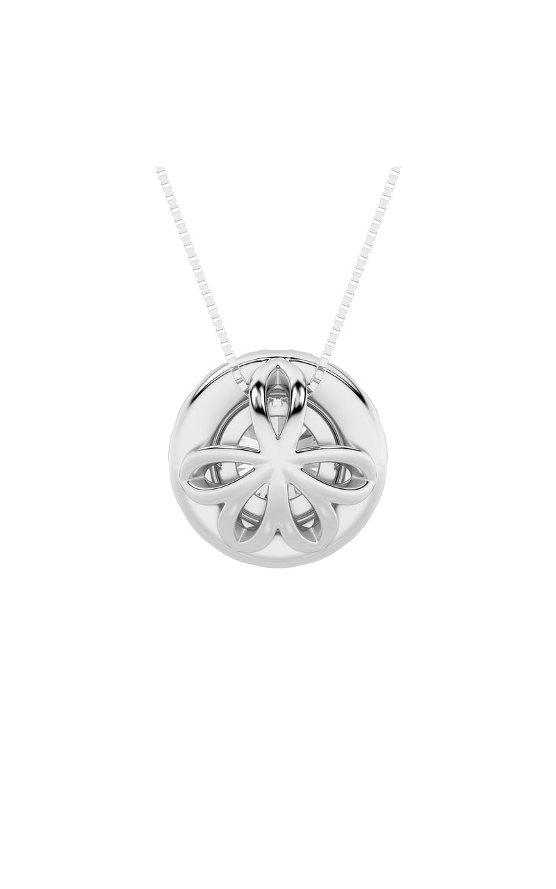 1.25Cttw Round Shaped Lab Grown Diamond (F/VS) Pendant in 14K Gold
