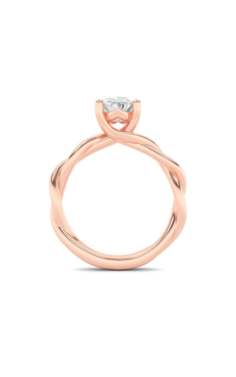 14K White Gold Ring KJ01060R.OV-1.5-21F