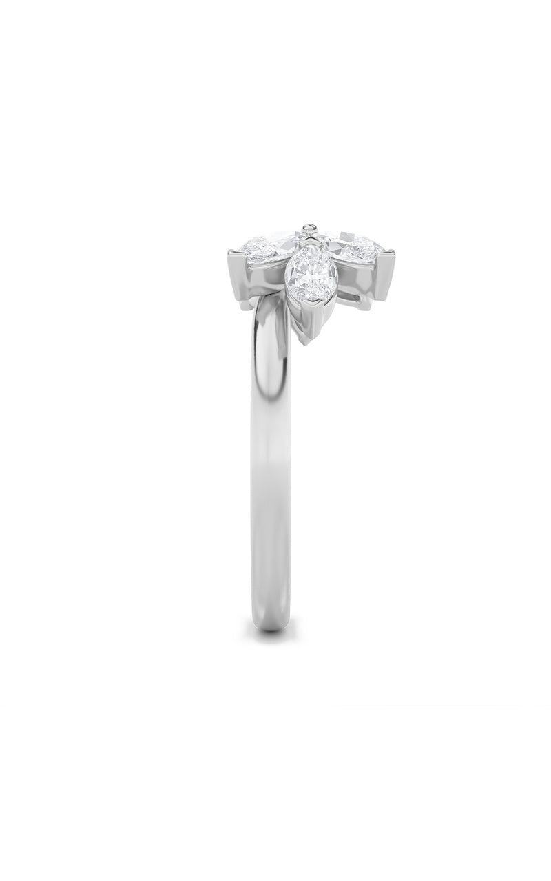 1CTW Marquise Shaped Lab Grown Diamond (F/VS) Wrap Ring in 14K Gold