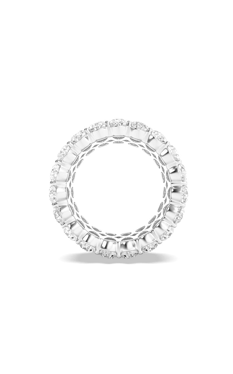 9CTW Pear Shaped Lab Grown Diamond (F/VS) Eternity Band Ring in 14K Gold