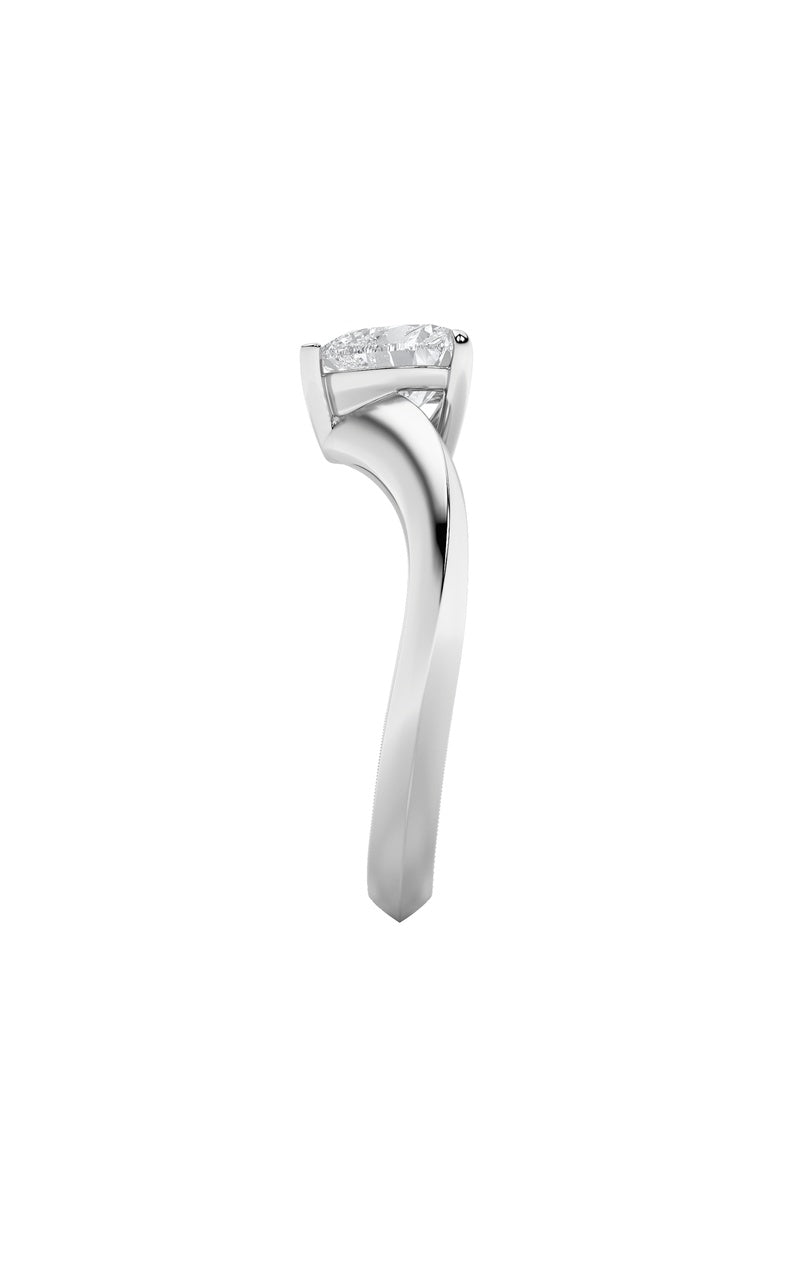 1CTW Heart Shaped Lab Grown Diamond (F/VS) Heart Shaped Ring in 14K Gold