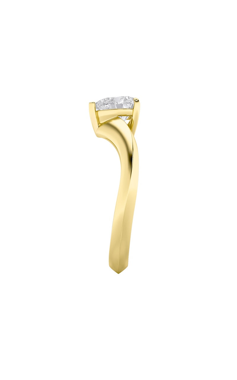1CTW Heart Shaped Lab Grown Diamond (F/VS) Heart Shaped Ring in 14K Gold