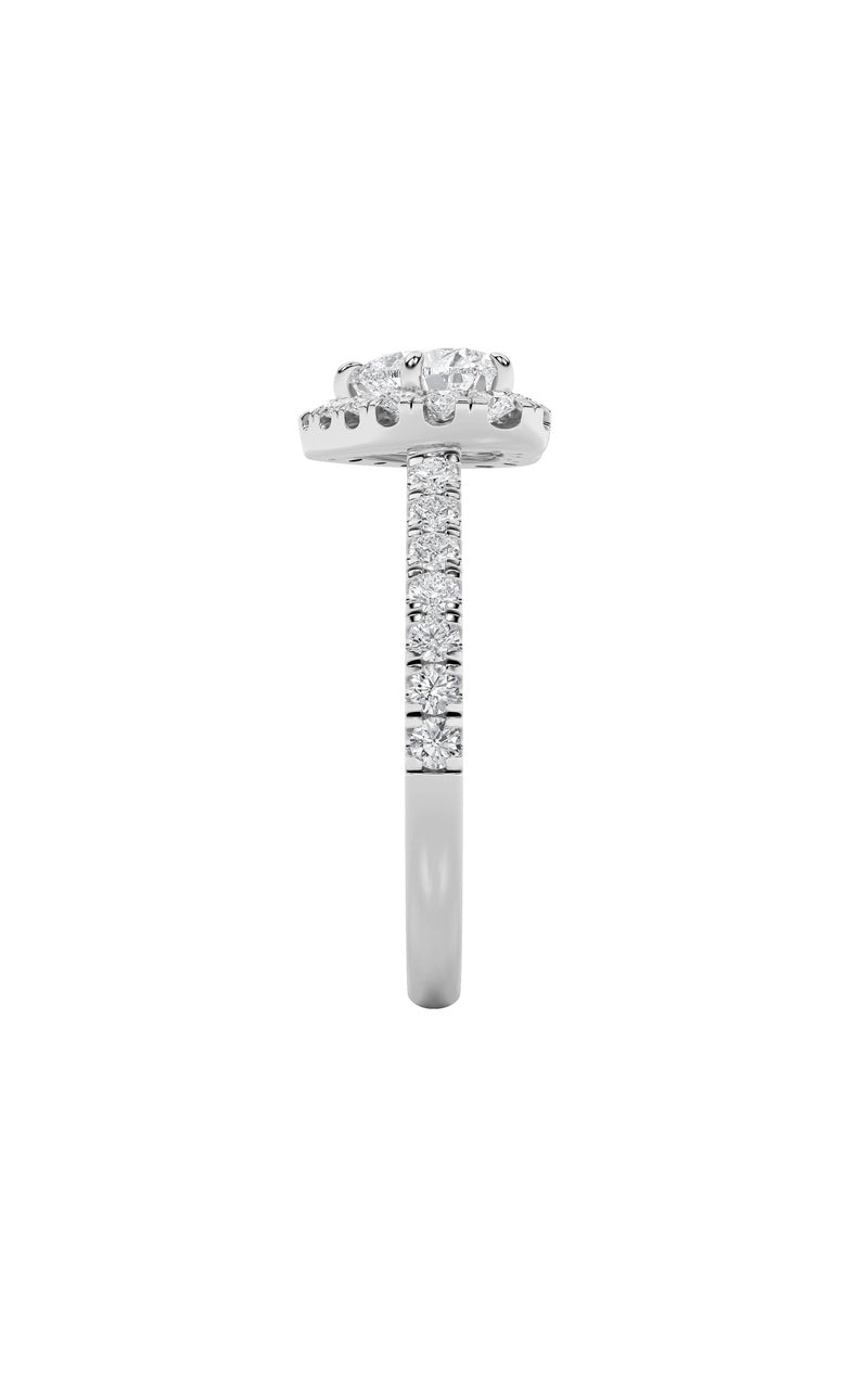 1.5CTW Heart Shaped Lab Grown Diamond (F/VS) Heart Shaped Ring in 14K Gold