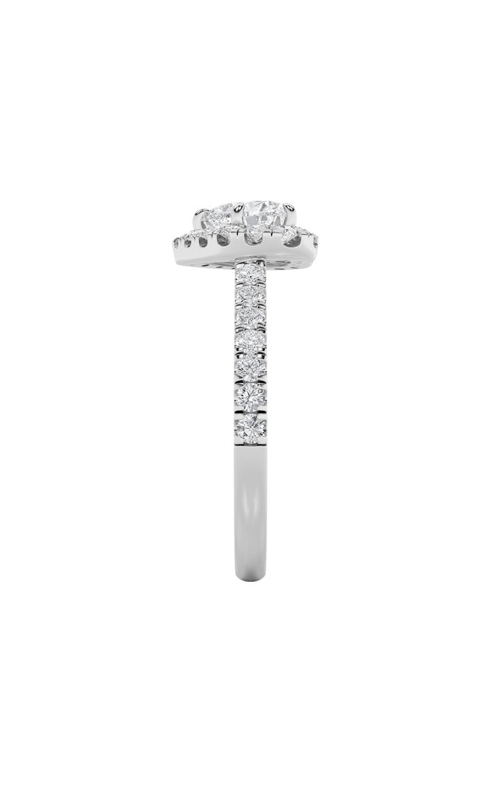 1.5CTW Heart Shaped Lab Grown Diamond (F/VS) Heart Shaped Ring in 14K Gold