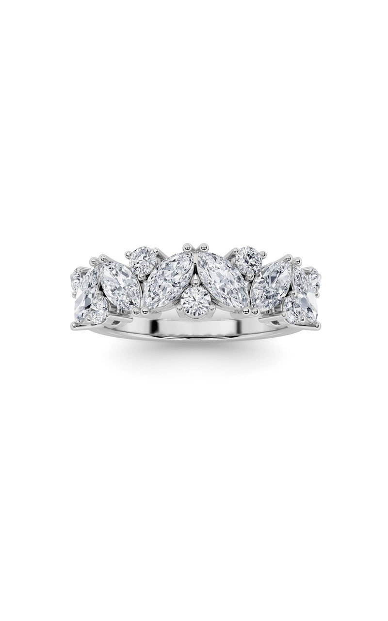 1.5Cttw Marquise Shaped Lab Grown Diamond (G/VS) Ring in 14K Gold