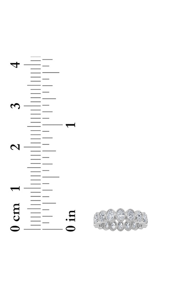 2.75CTW Round Shaped Lab Grown Diamond (F/VS) Eternity Band Ring in 14K Gold