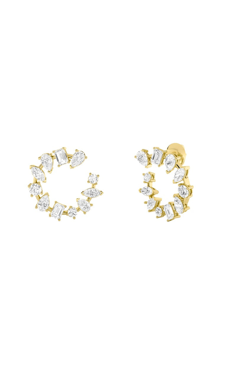 14K White Gold Earring KJ00061E.MX-5-21F