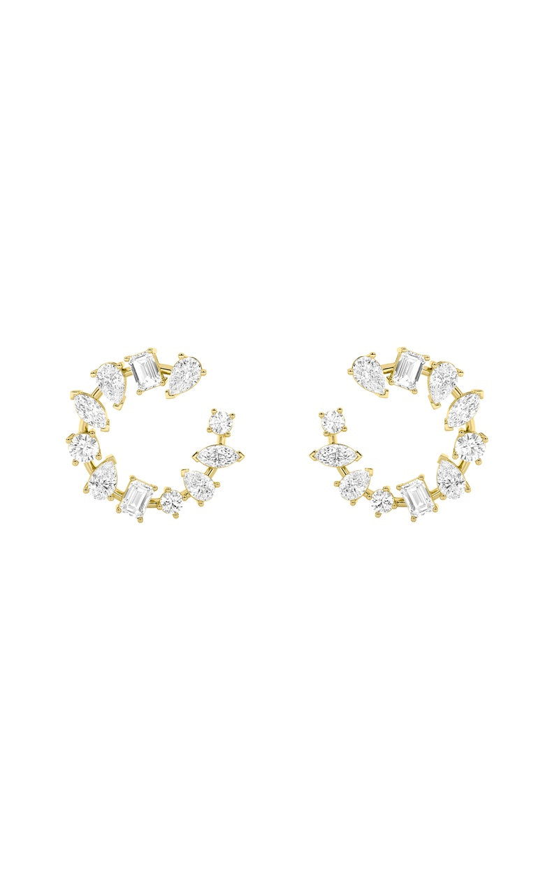 14K White Gold Earring KJ00061E.MX-5-21F