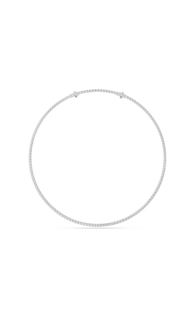 14K White Gold Necklace KJ00223N.RD-15-21F
