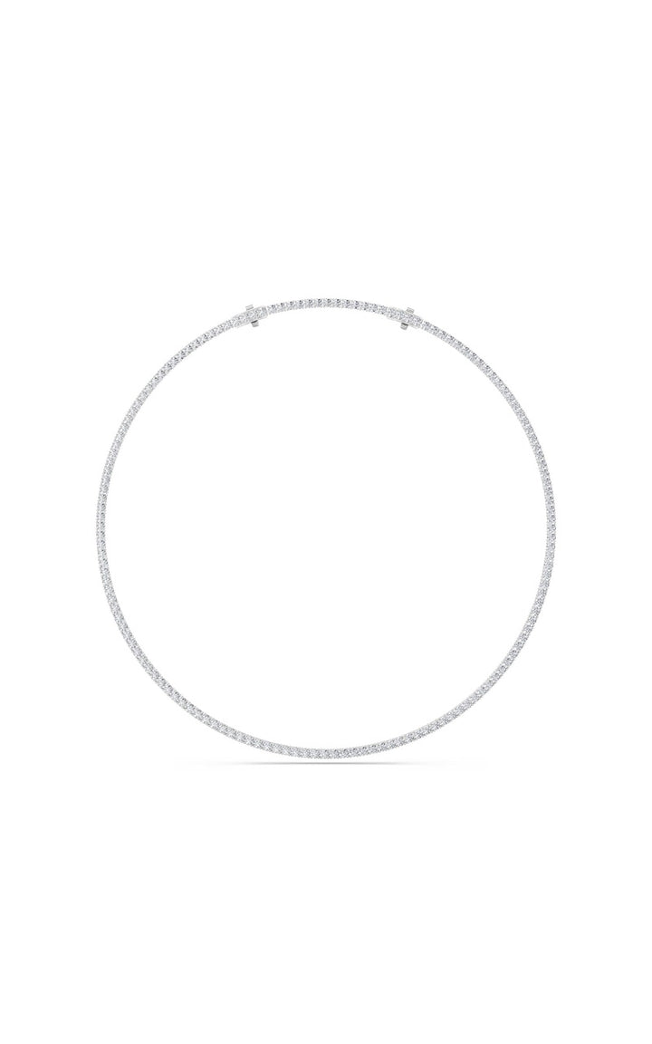 14K White Gold Necklace KJ00223N.RD-15-21F