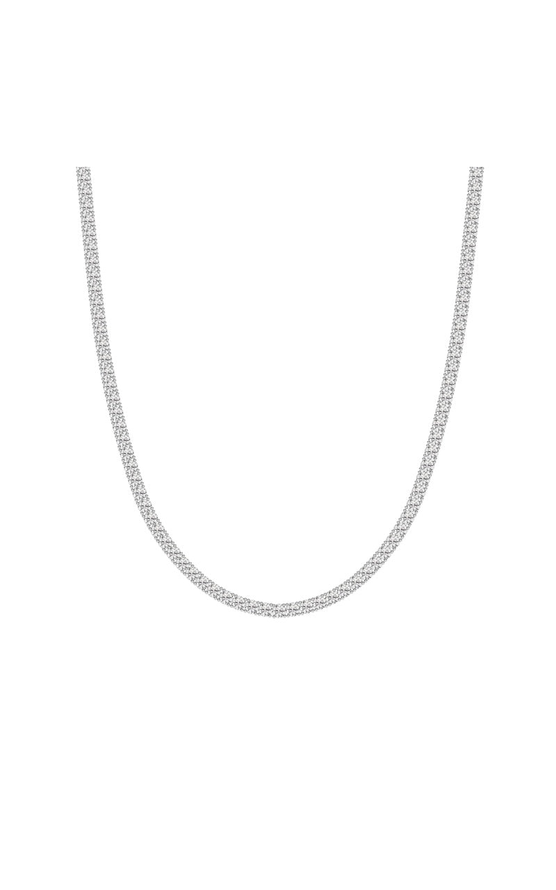 14K White Gold Necklace KJ00223N.RD-20-21F