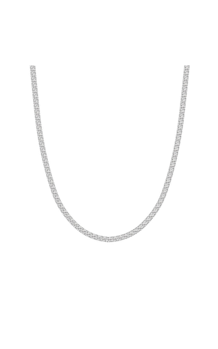 14K White Gold Necklace KJ00223N.RD-20-21F