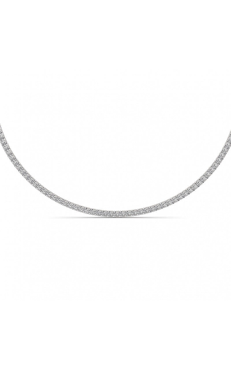 14K White Gold Necklace KJ00223N.RD-20-21F