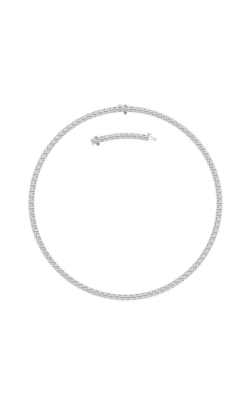 14K White Gold Necklace KJ00223N.RD-20-21F
