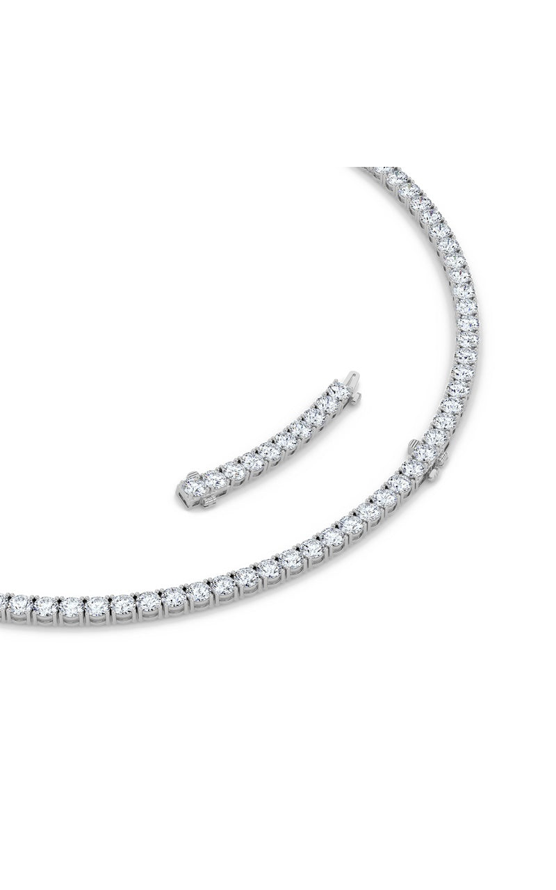 14K White Gold Necklace KJ00223N.RD-20-21F