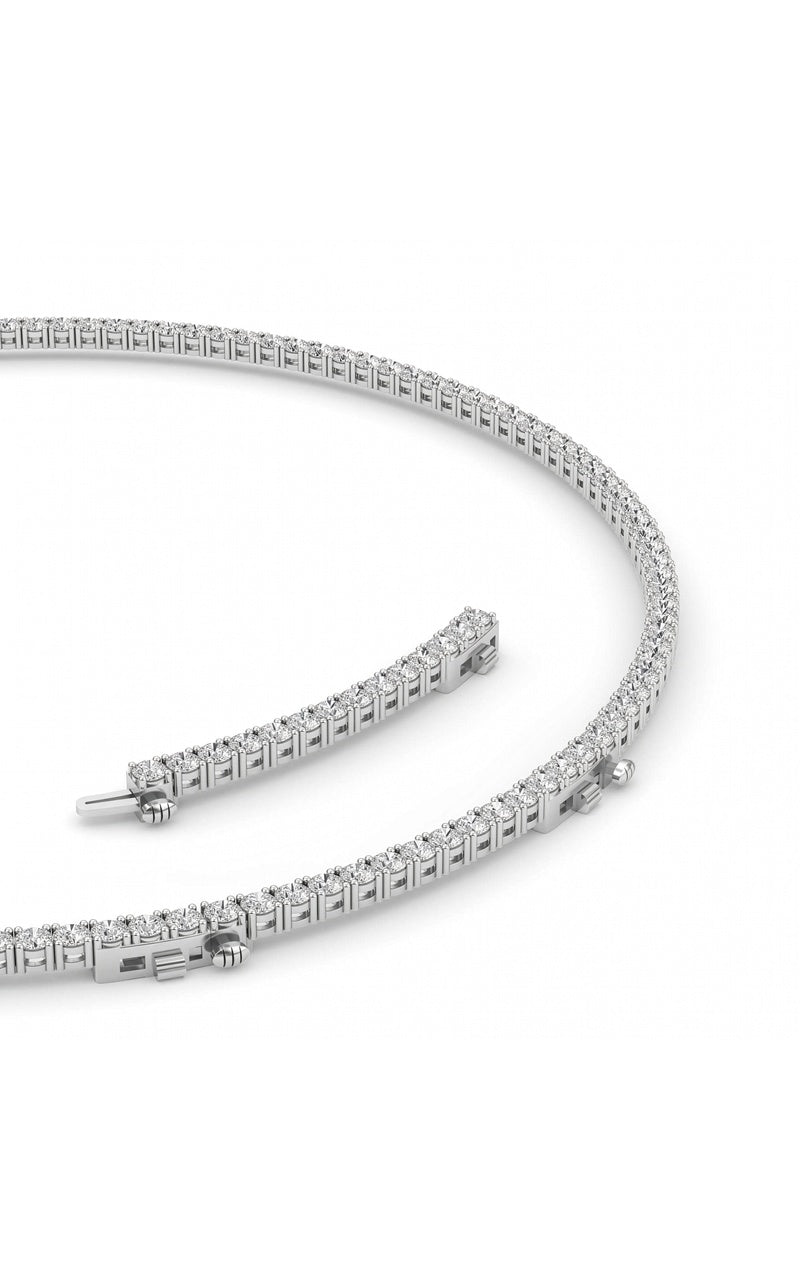 14K White Gold Necklace KJ00223N.RD-20-21F