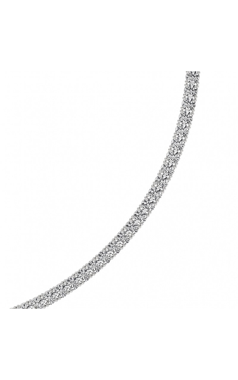 14K White Gold Necklace KJ00223N.RD-20-21F