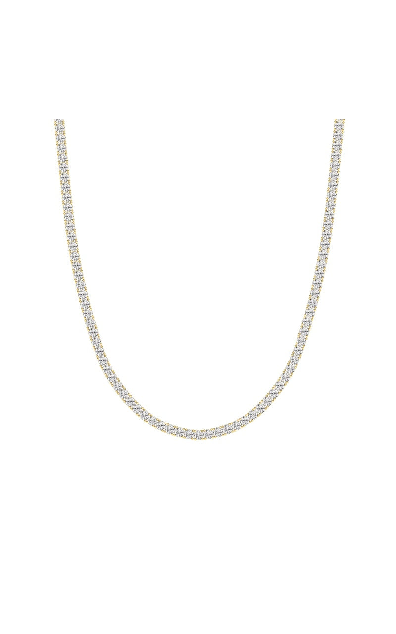 14K White Gold Necklace KJ00223N.RD-20-21F