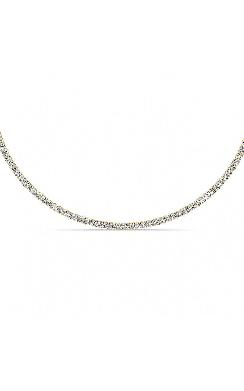14K White Gold Necklace KJ00223N.RD-20-21F