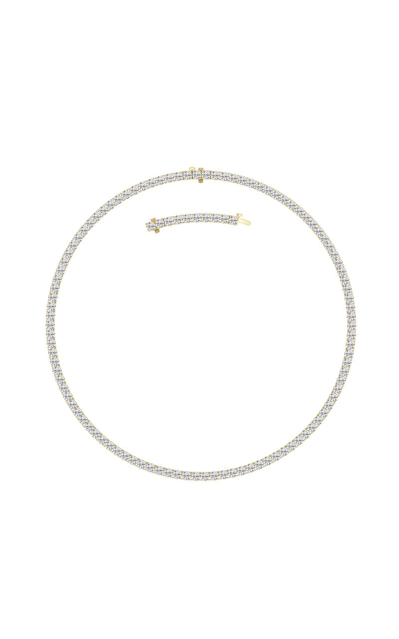 14K White Gold Necklace KJ00223N.RD-20-21F