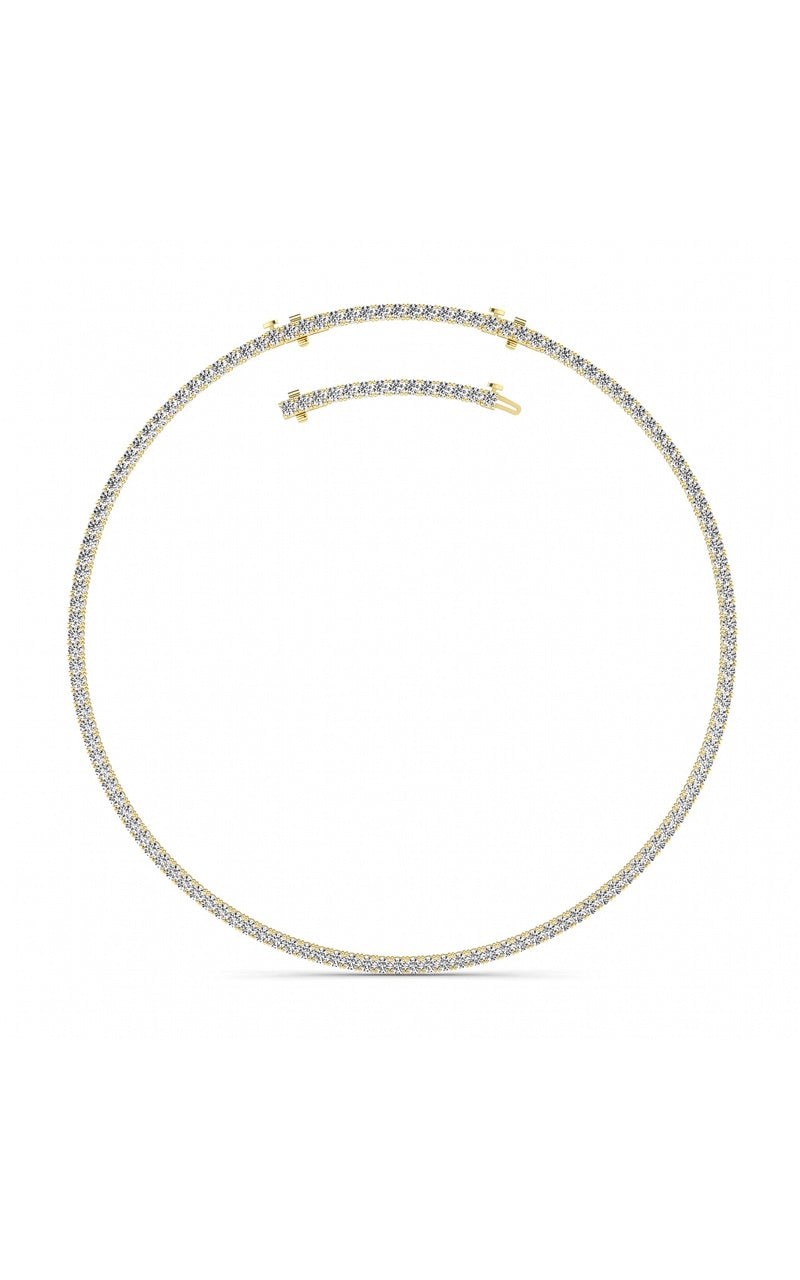 14K White Gold Necklace KJ00223N.RD-20-21F
