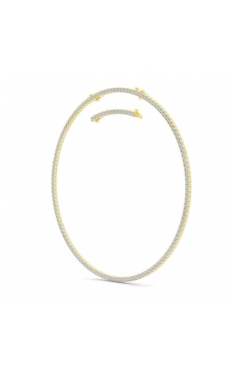 14K White Gold Necklace KJ00223N.RD-20-21F