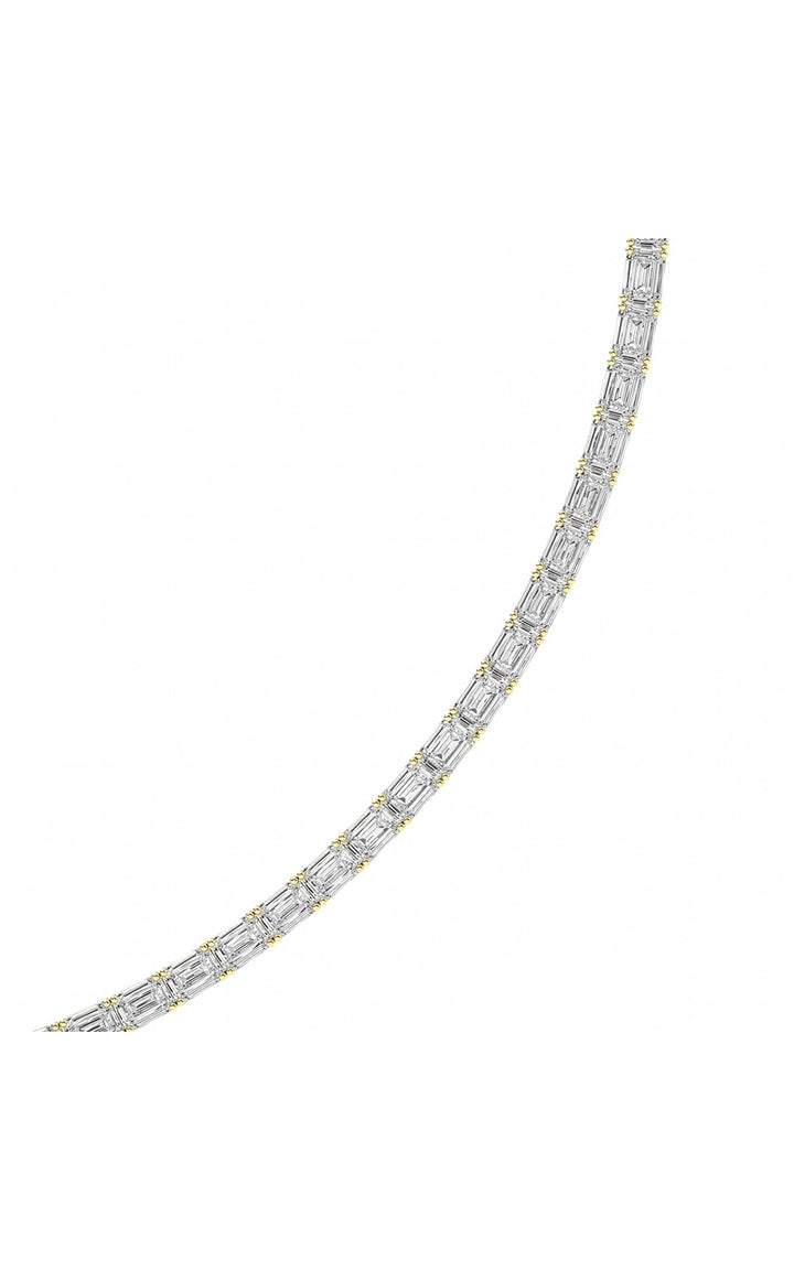 14K White Gold Necklace KJ01990N.EM-21-21F