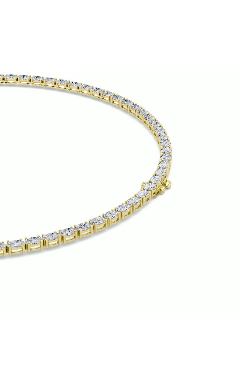 14K White Gold Necklace KJ01990N.OV-12-21F