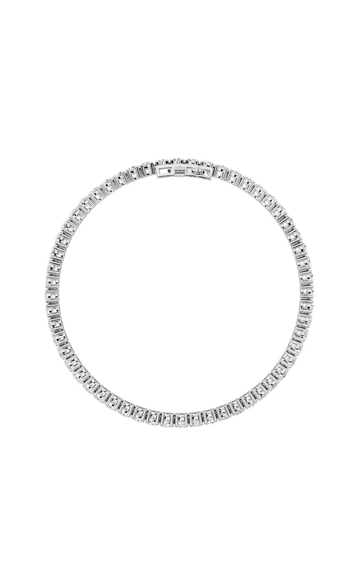 6CTW Round Shaped Lab Grown Diamond Tennis Bracelet in 14K Gold (F/VS)