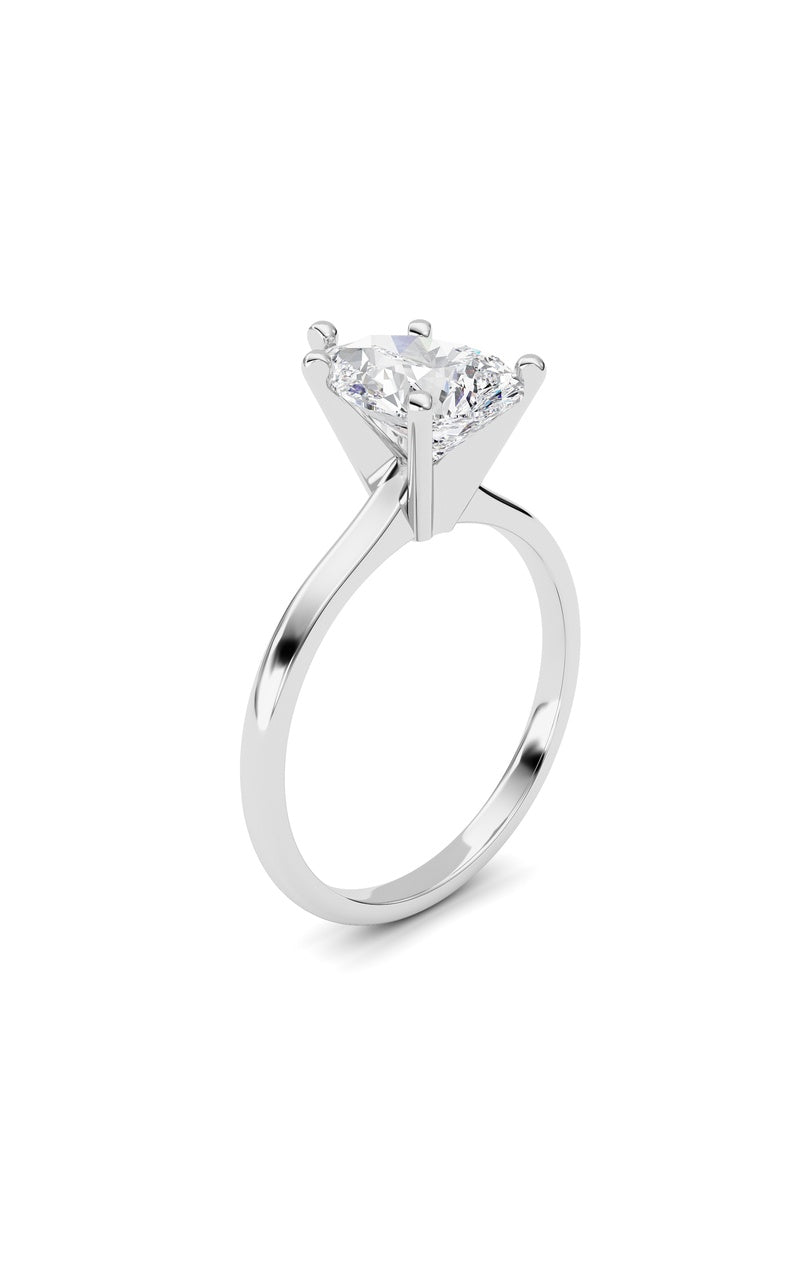 2CTW Pear Shaped Lab Grown Diamond Classic Solitaire Ring in 14K Gold (F/VS)