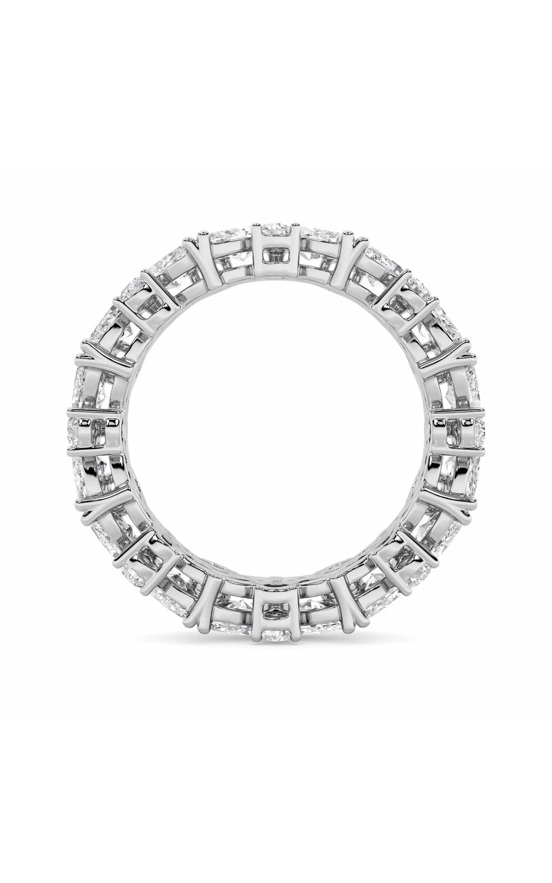 3Cttw Marquise Shaped Lab Grown Diamond (G/VS) Eternity Band Ring in 14K Gold