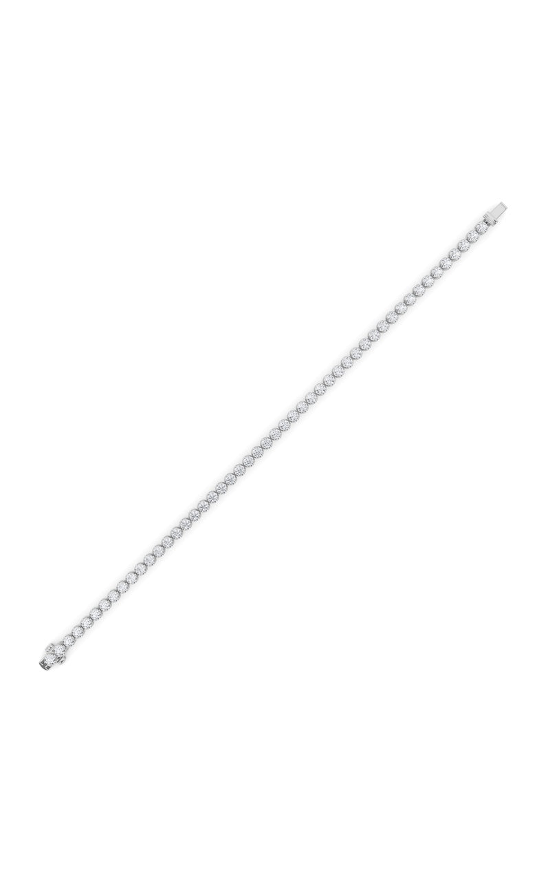 8Cttw Round Shaped Lab Grown Diamond (F/VS)  Bracelet in 14K Gold