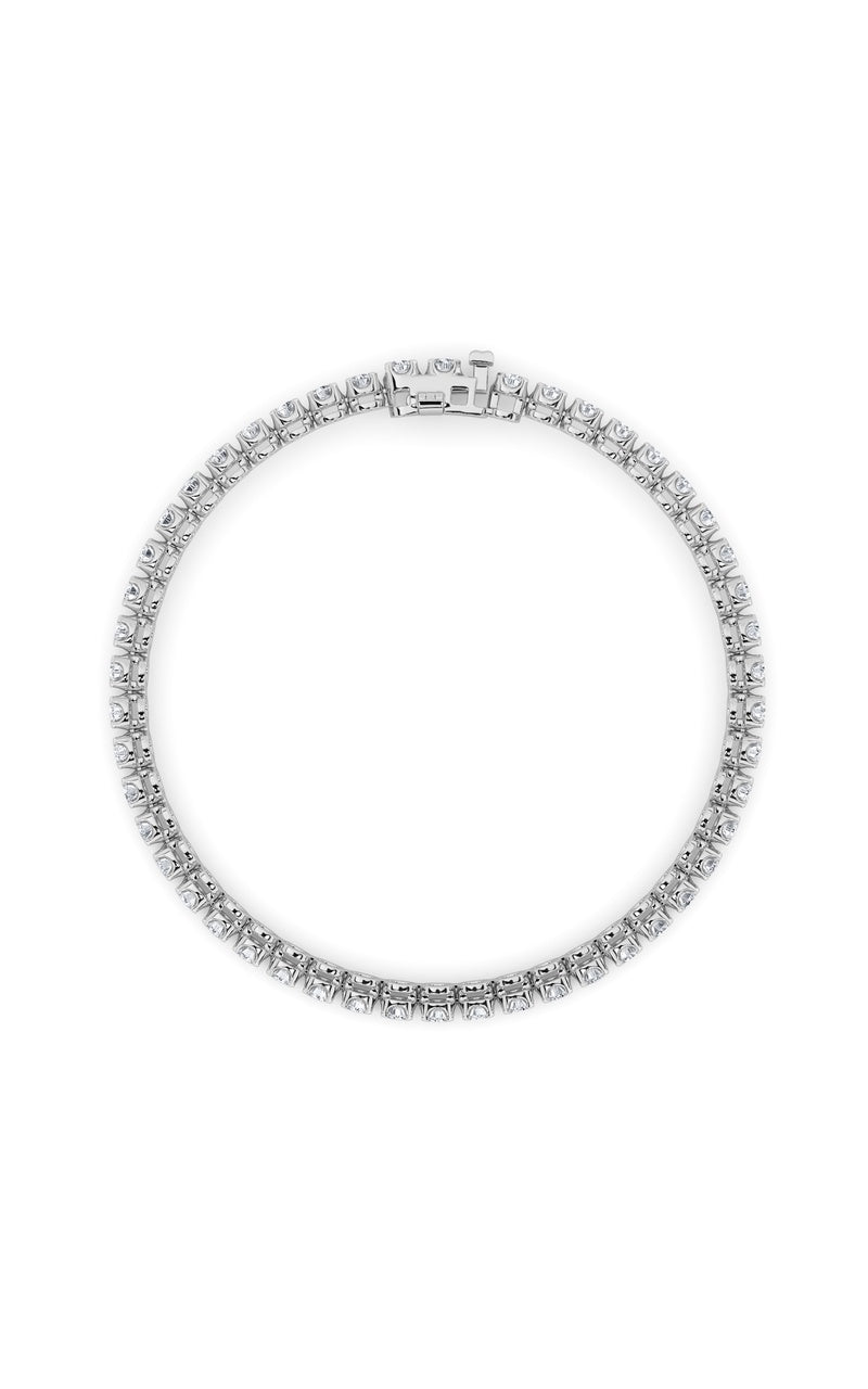 8Cttw Round Shaped Lab Grown Diamond (F/VS)  Bracelet in 14K Gold