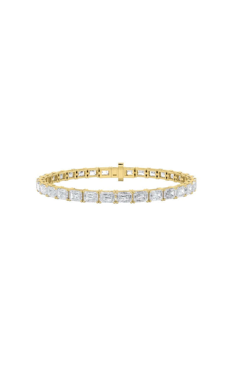14K White Gold Bracelet KJ01991B.EM-15-21F