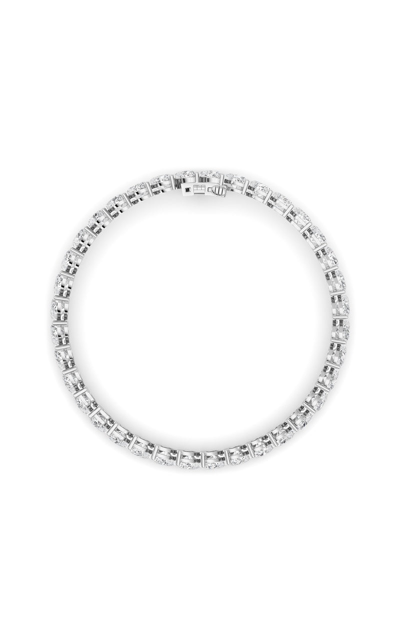 18CTW Heart Lab Grown Diamond (F/VS ) Bracelet Bracelet in 14K Gold