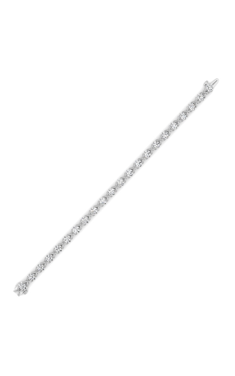 7Cttw Round Lab Grown Diamond (F/VS ) Bracelet in14K Gold