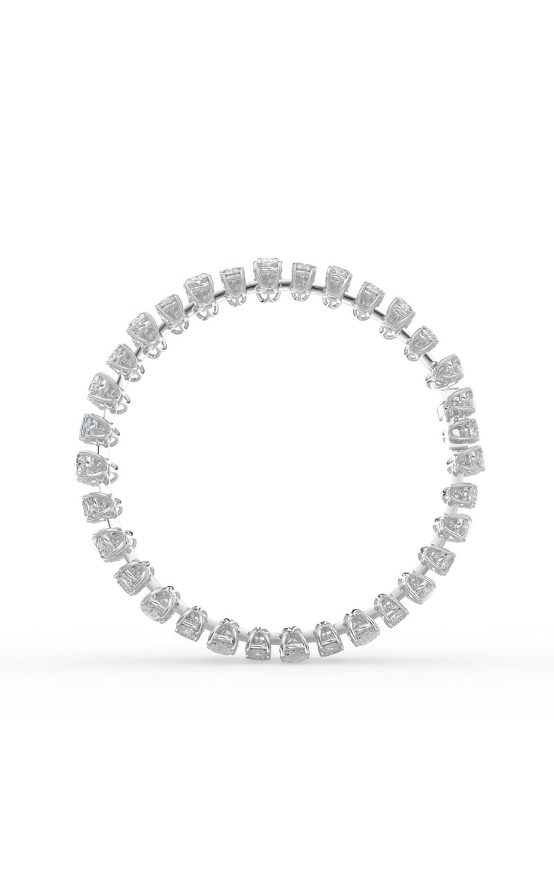 34.5Cttw Mix Shaped Lab Grown Diamond (F/VS) Bracelet in 14K Gold
