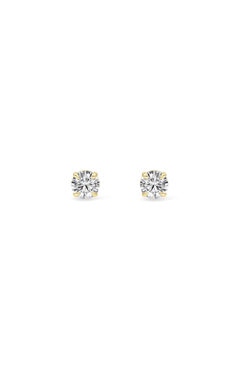 Silver, 14K White Gold Earring KJ00206E.RD-0.5-61F