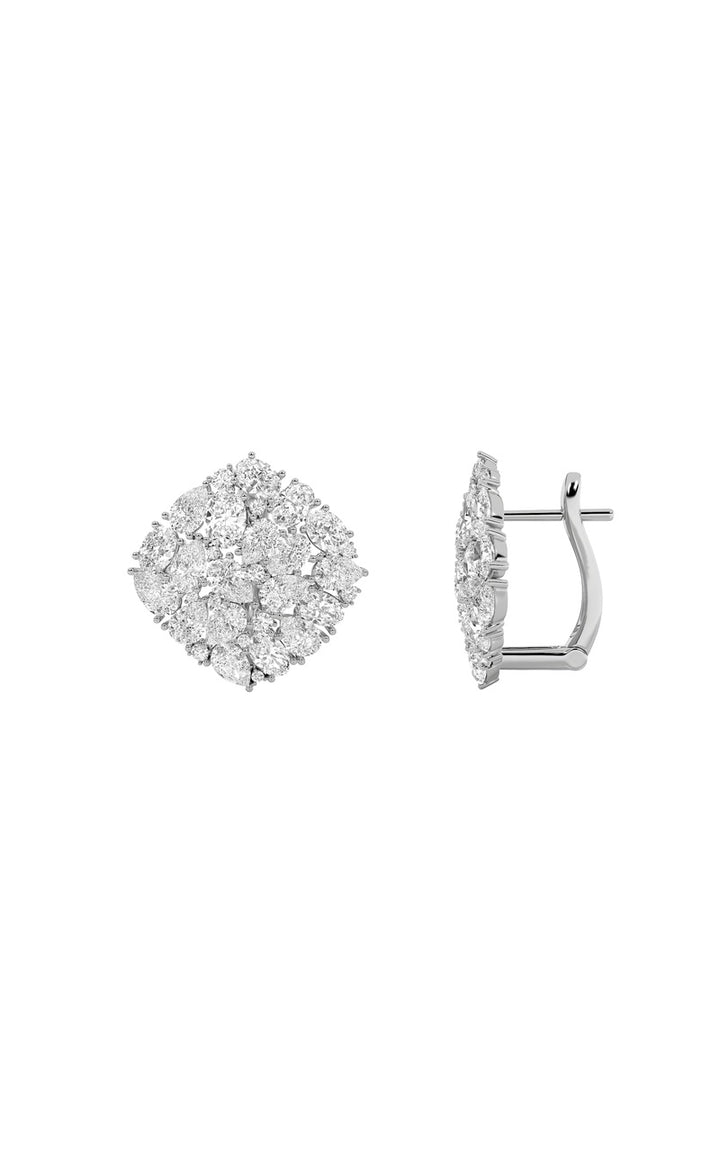 6Cttw Oval Shaped Lab Grown Diamond (G/VS) Fashion Earrings in 14K Gold