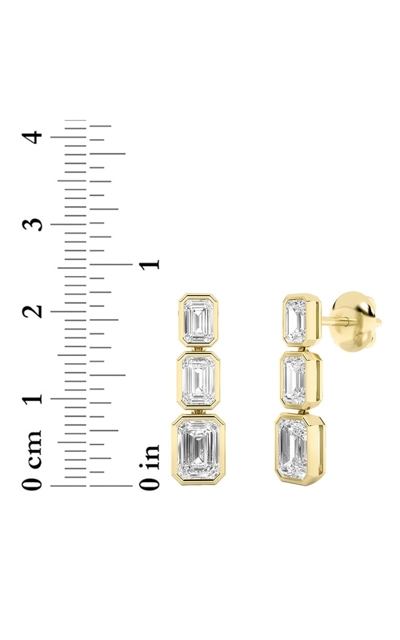 14K White Gold Earring KJ01944E.EM-5-21F