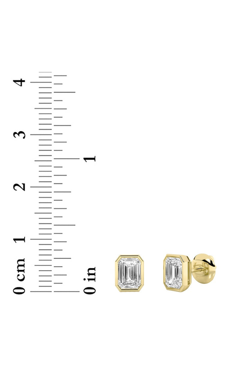 14K White Gold Earring KJ40039E.EM-2-21F