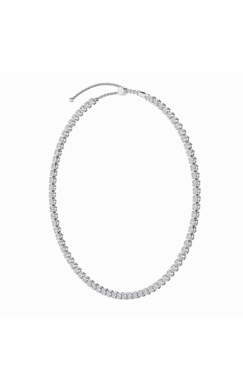 11Cttw Round Shaped Lab Grown Diamond (F/VS)  Necklace in 14K Gold