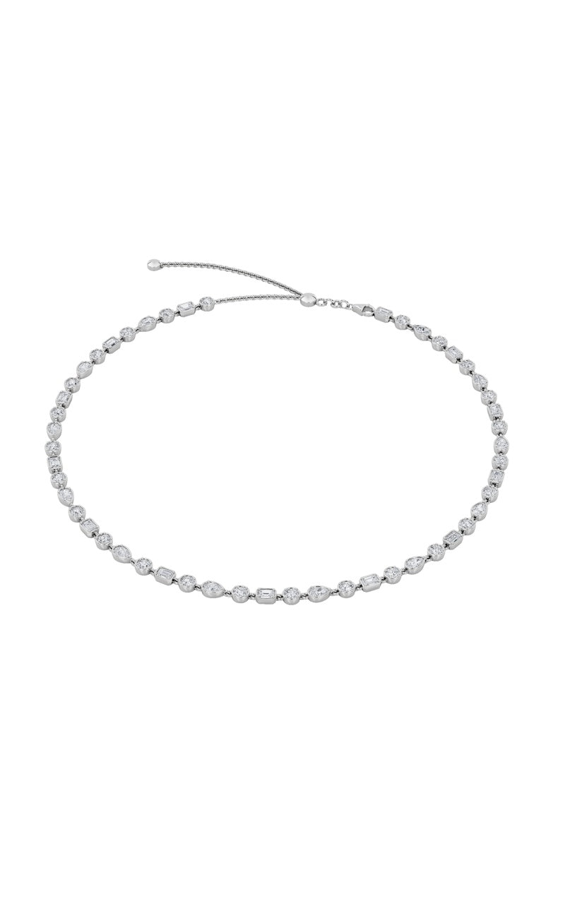 10Cttw Pear Shaped Lab Grown Diamond (F/VS) Necklace in 14K Gold