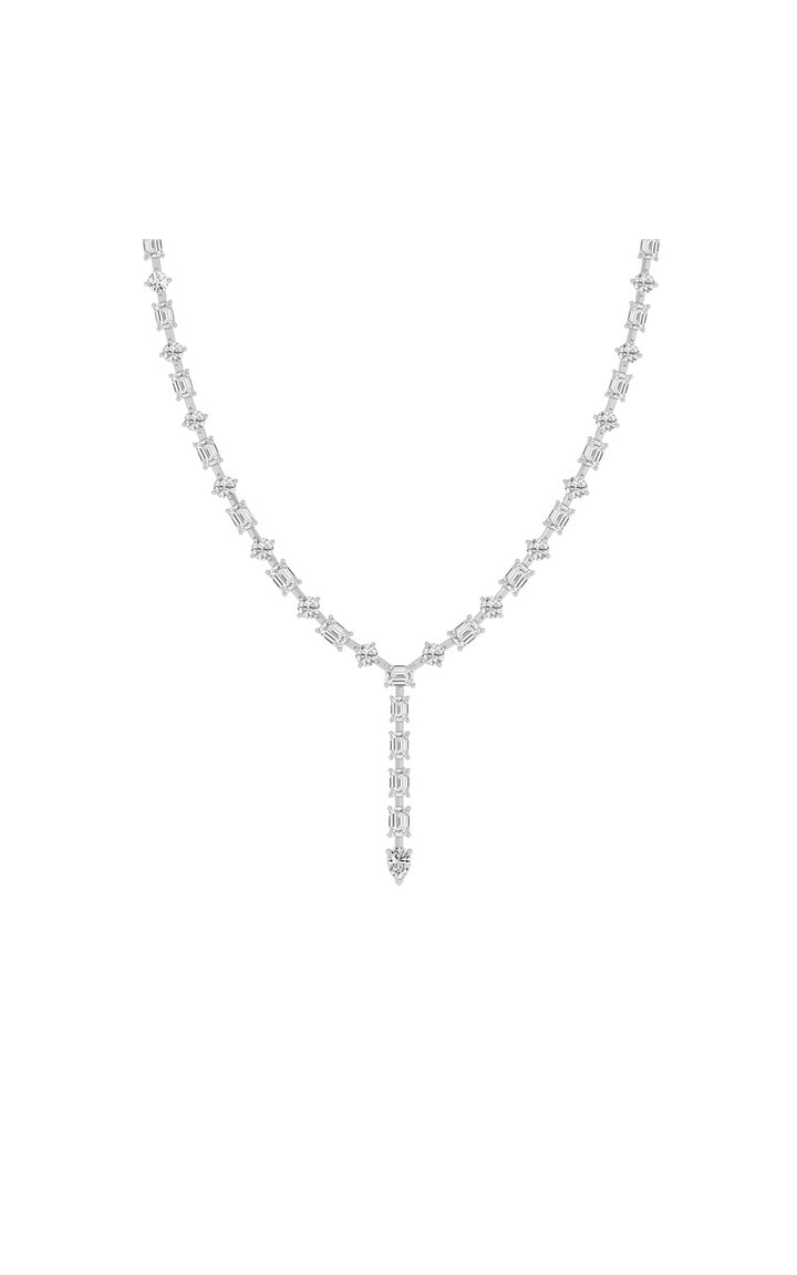 20Cttw Mix Shaped Lab Grown Diamond (F/VS ) Necklace in 14K Gold